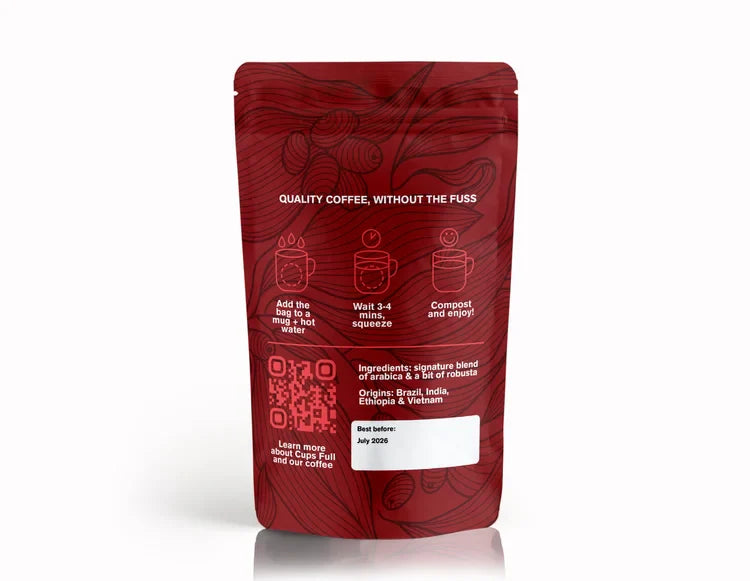 Power (10x coffees) coffee bags pouch